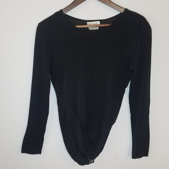 Ann Taylor Tops - Ann Taylor Medium Black Bodysuit